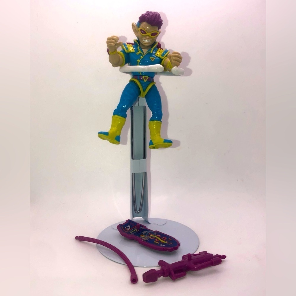 90S TMNT Zak The Neutrino Action Figure 100% Complete w Original Accessories